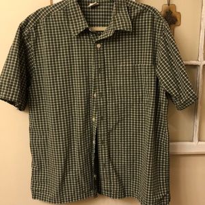Old Navy Casual Plaid Button Down Size L